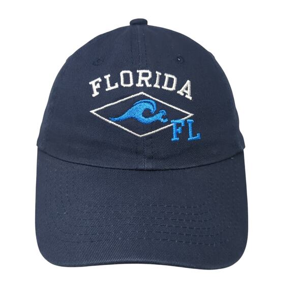 Florida FL Strapback Baseball Cap Blue OS Adjustable Embroidered DMR Classic - Picture 1 of 9